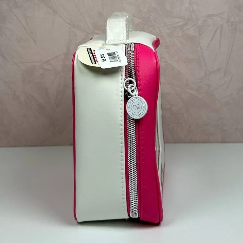 Bath & Body Works Milk Bar Cosmetic Bag w/2 coin wallets